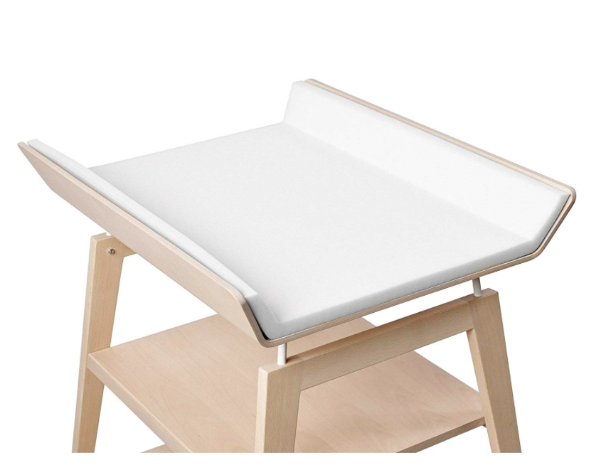 Cambiador para bebé de madera de haya con diseño minimalista de Leander -  chicBebits