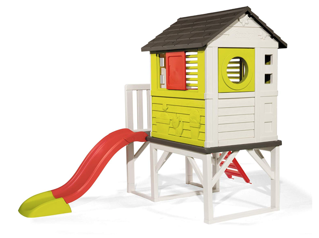 casita con tobogan para niños