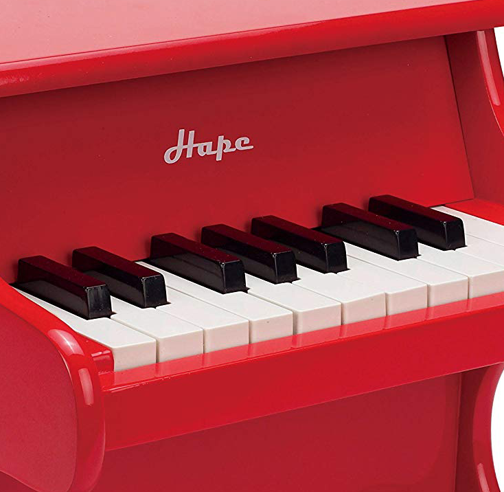 piano de madera para niños