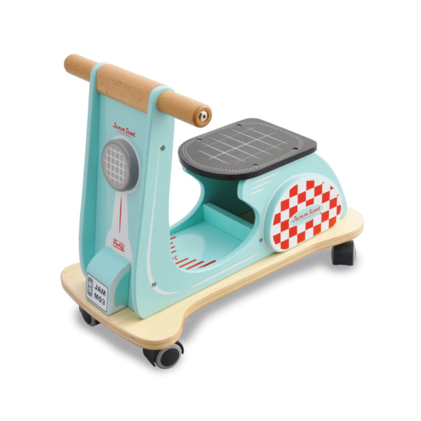 Correpasillos De Madera Temática Espacial Para Niños - Juguete Educativo Para 12-18 Meses